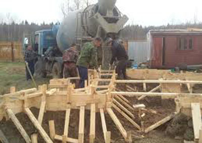 Строительство ленточного фундамента в Заокском районе